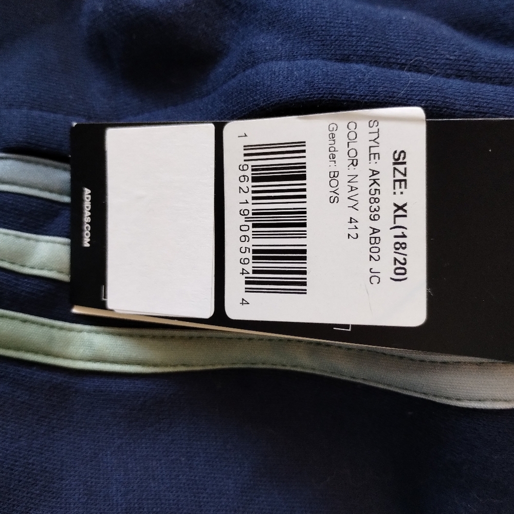 Adidas Boy's XL (18-20) Loose Fit Joggers Sweatpants Athletic Pants NWT - Picture 5 of 10